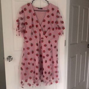 Shein strawberry dress